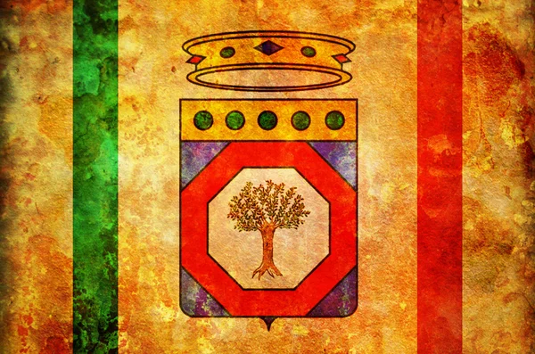 Flaga Apulia — Zdjęcie stockowe