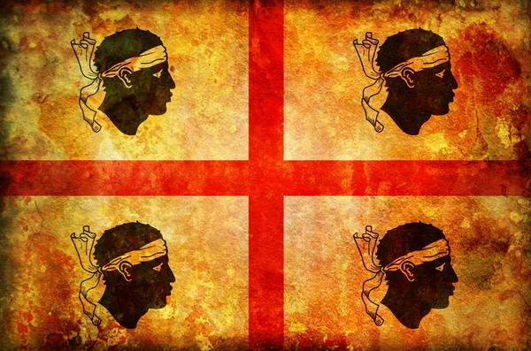 Flaga Sardynii — Zdjęcie stockowe