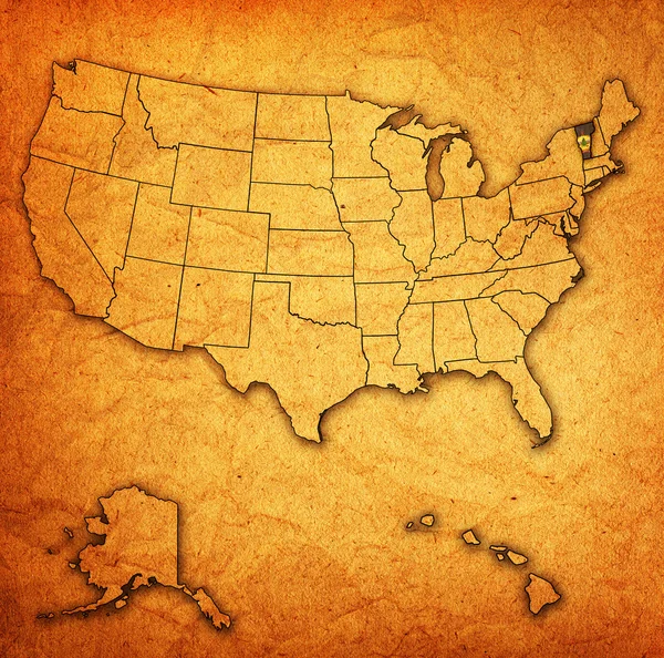 Vermont en el mapa de EE.UU. — Foto de Stock