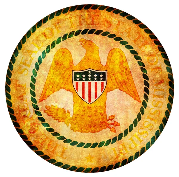 Escudo de armas de mississippi — Foto de Stock