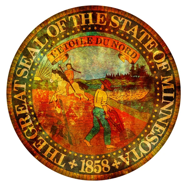 Minnesota coat of arms — Stock Photo, Image
