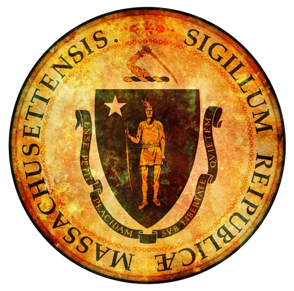 Massachusetts escudo de armas —  Fotos de Stock