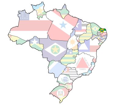 Rio grande yapmak norte üzerinde Brezilya Haritası