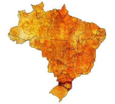Santa catarina durumuna harita Brezilya