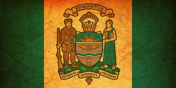 Edmonton vlag — Stockfoto