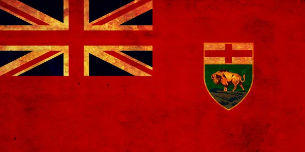 Manitoba flag — Stock Photo, Image