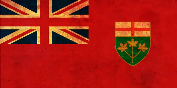 Vlag van Ontario — Stockfoto