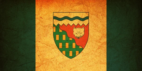 Bandeira dos territórios noroeste — Fotografia de Stock
