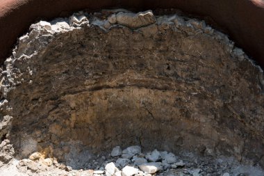 Fabrikada çelik yaptıktan sonra geriye kalanlar.