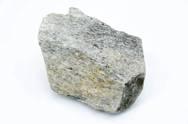 Gneiss Metamorphic Rock Isolated White Background —  Fotos de Stock