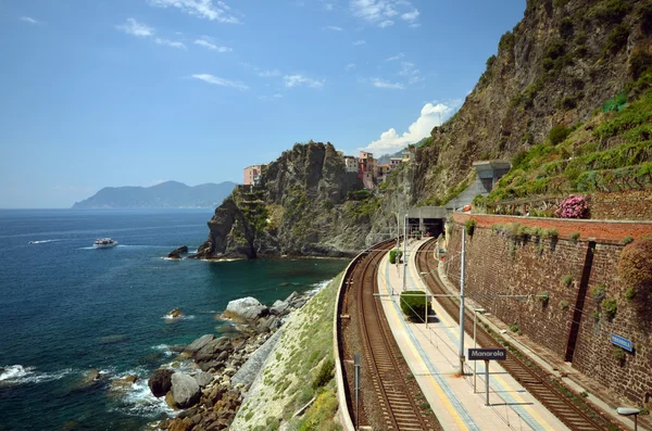 Estação de comboios Manarola — Fotografia de Stock