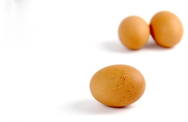 üç kahverengi yumurta