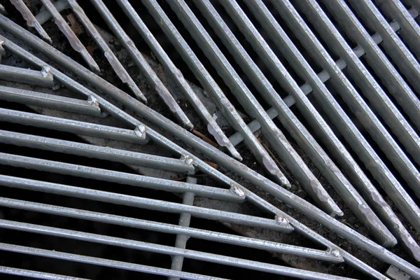 Metal Floor Grill — Stock Photo, Image