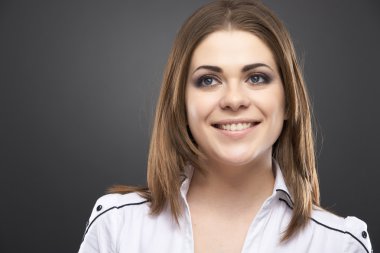 izole kadın portresi