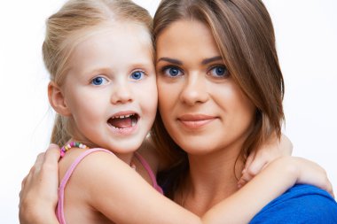 Kid girl isolated portrait