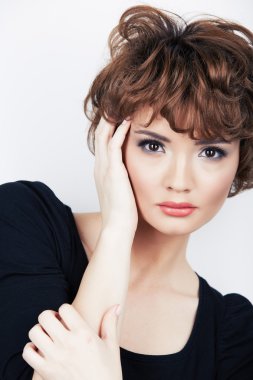 genç kadının Güzellik yüz