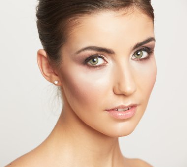 Güzel genç bayan model.