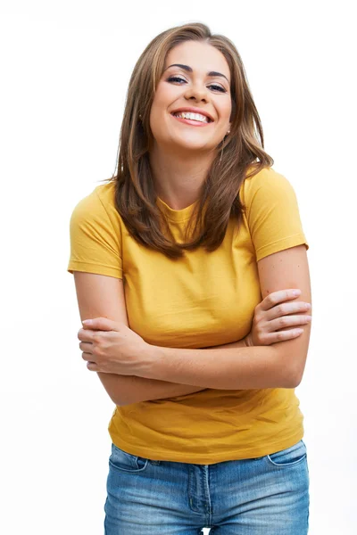 Young casual woman — Stockfoto