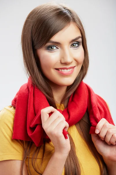 Portrait of a beautiful smiling woman — Stock Photo, Image