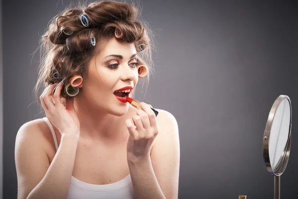 Vrouw schoonheid stijl portret — Stockfoto