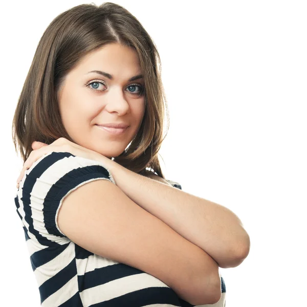 Casual style woman portrait. — Stock Photo, Image