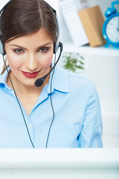 Woman customer service worker — Stock Photo, Image