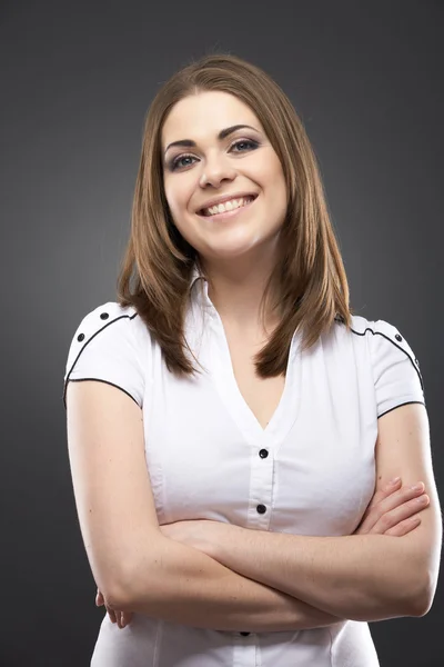 Beauty casual young woman portrait — Stock Photo, Image