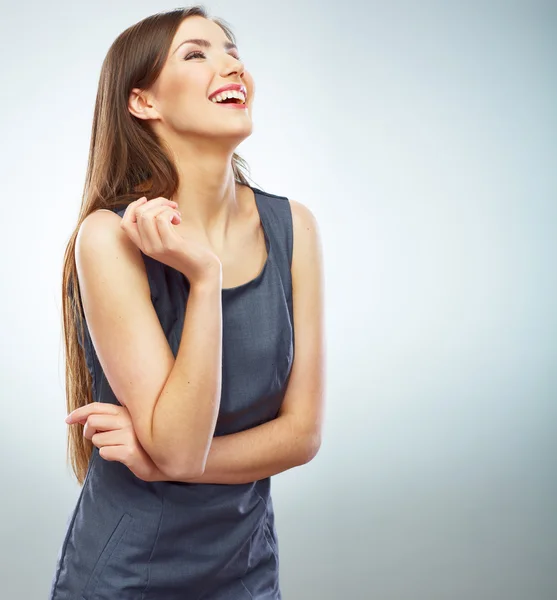 Young smiling business woman — Stock Photo, Image