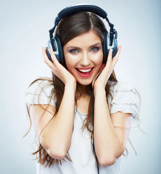 Genç mutlu müzik kadın