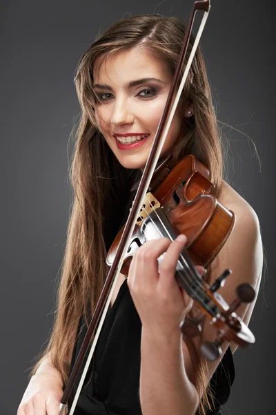 Muziek stijl mode vrouw portret. — Stockfoto