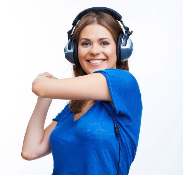 Música adolescente chica bailando — Foto de Stock