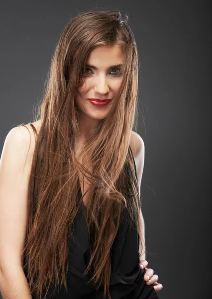 Kvinna hår stil mode porträtt — Stockfoto