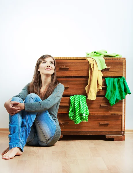 Teenager Mädchen Porträt zu Hause. — Stockfoto