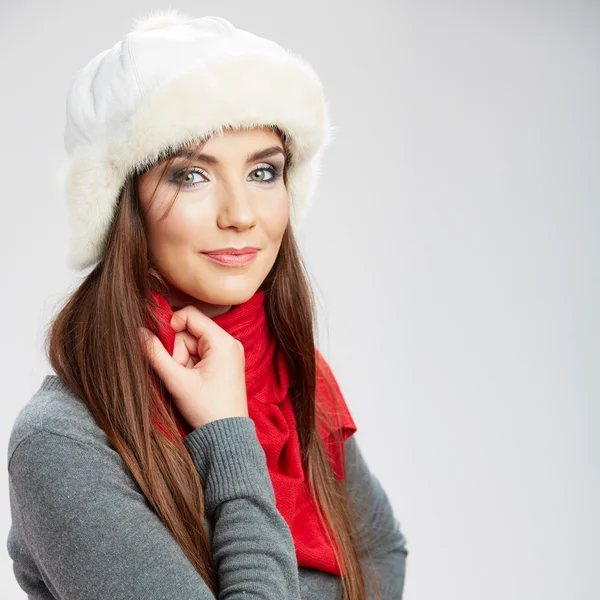 Teenager girl isolated portrait — Stock Photo, Image