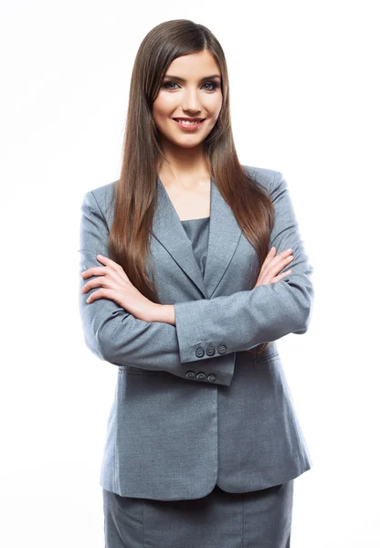 Retrato de mujer de negocios sonriente — Foto de Stock