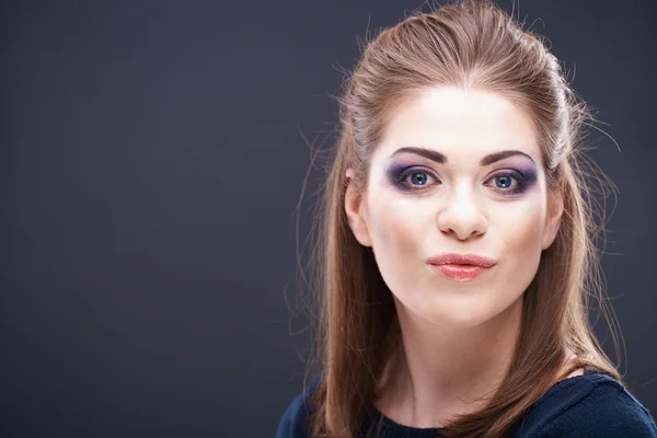 Vrouw schoonheid stijl portret — Stockfoto