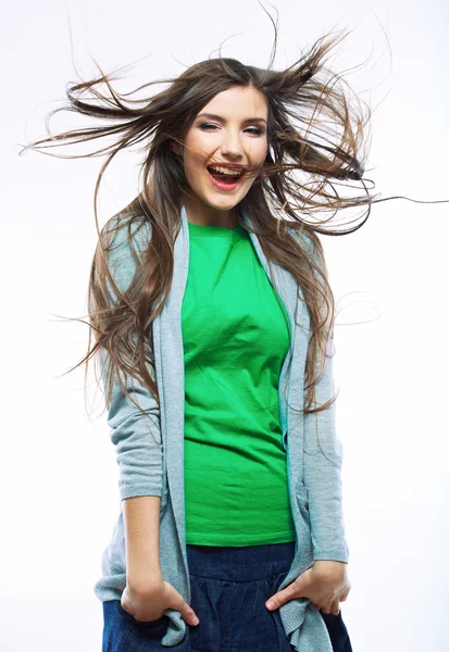 Retrato de mujer feliz —  Fotos de Stock