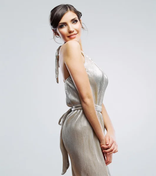 Woman in evening dress — Stock Photo, Image