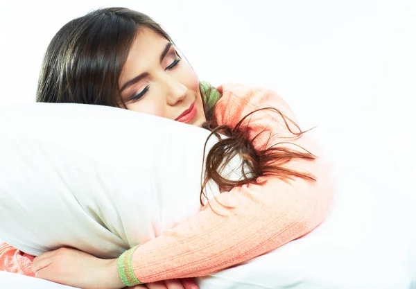 Young woman sleeps — Stock Photo, Image