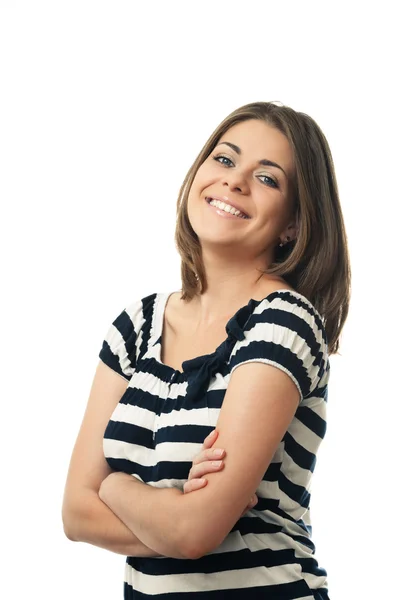 Retrato de mujer sonriente — Foto de Stock