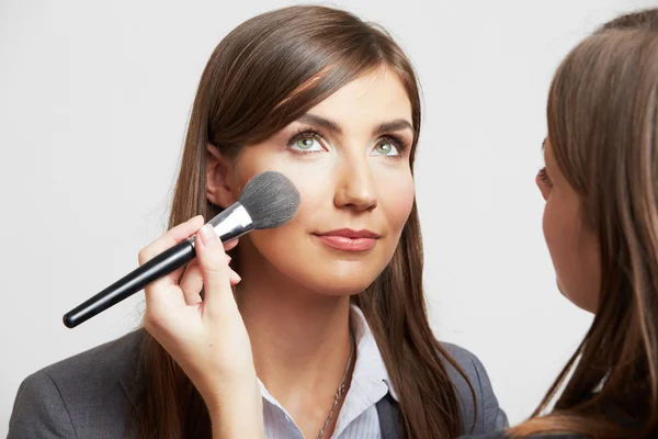 Business woman with make up — Stock Photo, Image