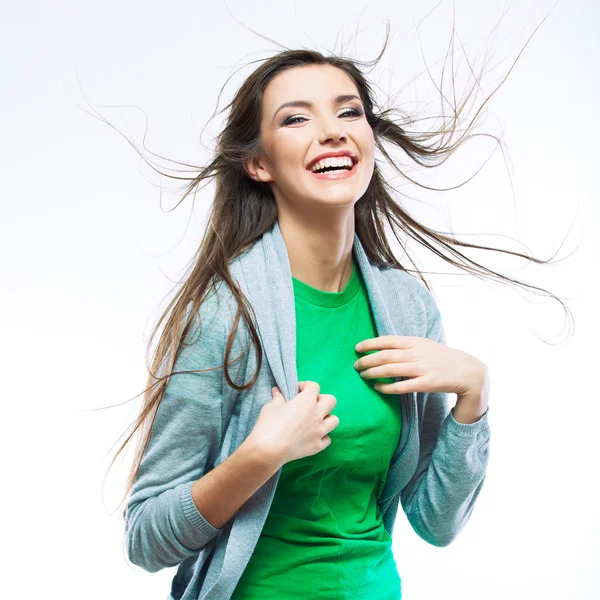 Portrait of smiling woman — Stock Photo, Image