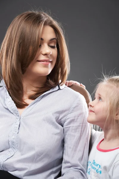 Vrouw en kind — Stockfoto