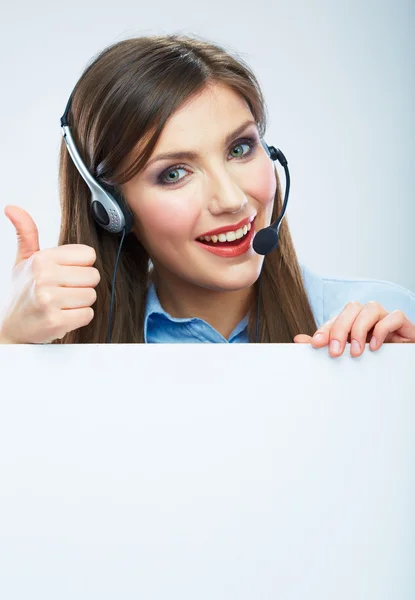 Customer service worker — Stock Photo, Image