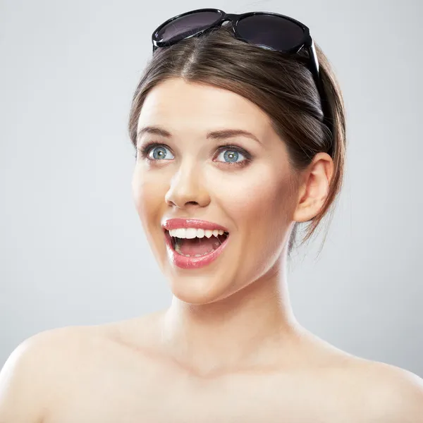 Mujer con gafas — Foto de Stock