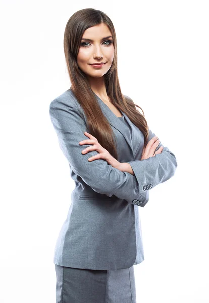 Portrait de femme d'affaires avec les bras croisés — Photo