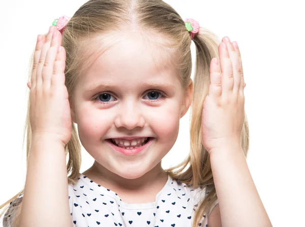 Close up portrait of girl — Stock Photo, Image