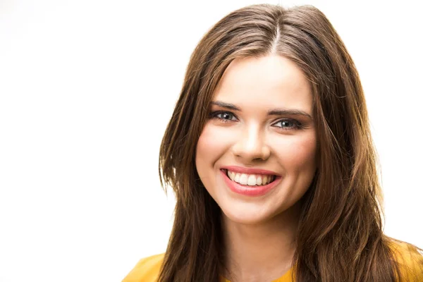 Close up portrait of young woman — Stock Photo, Image