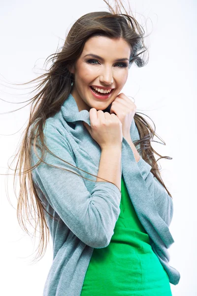 Portrait of smiling woman — Stock Photo, Image