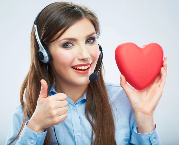 Trabajador de servicio al cliente — Foto de Stock